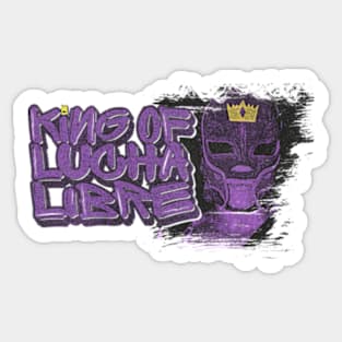 King of Lucha Libre Sticker